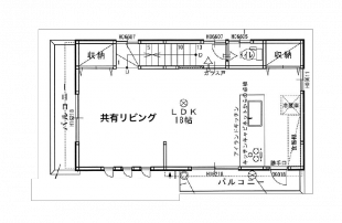 東京ゲーミングシェアハウス 2階 間取り図